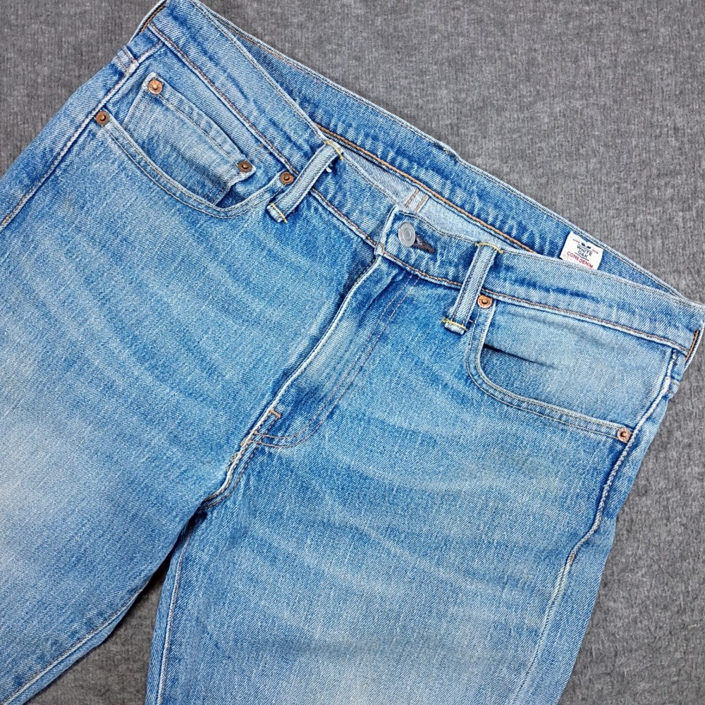 Levi's 511 Premium Slim Fit Jeans Mens 33x34 Blue White Oak Cone Denim